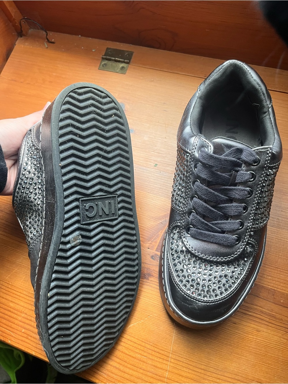 Studded silver Sneakers